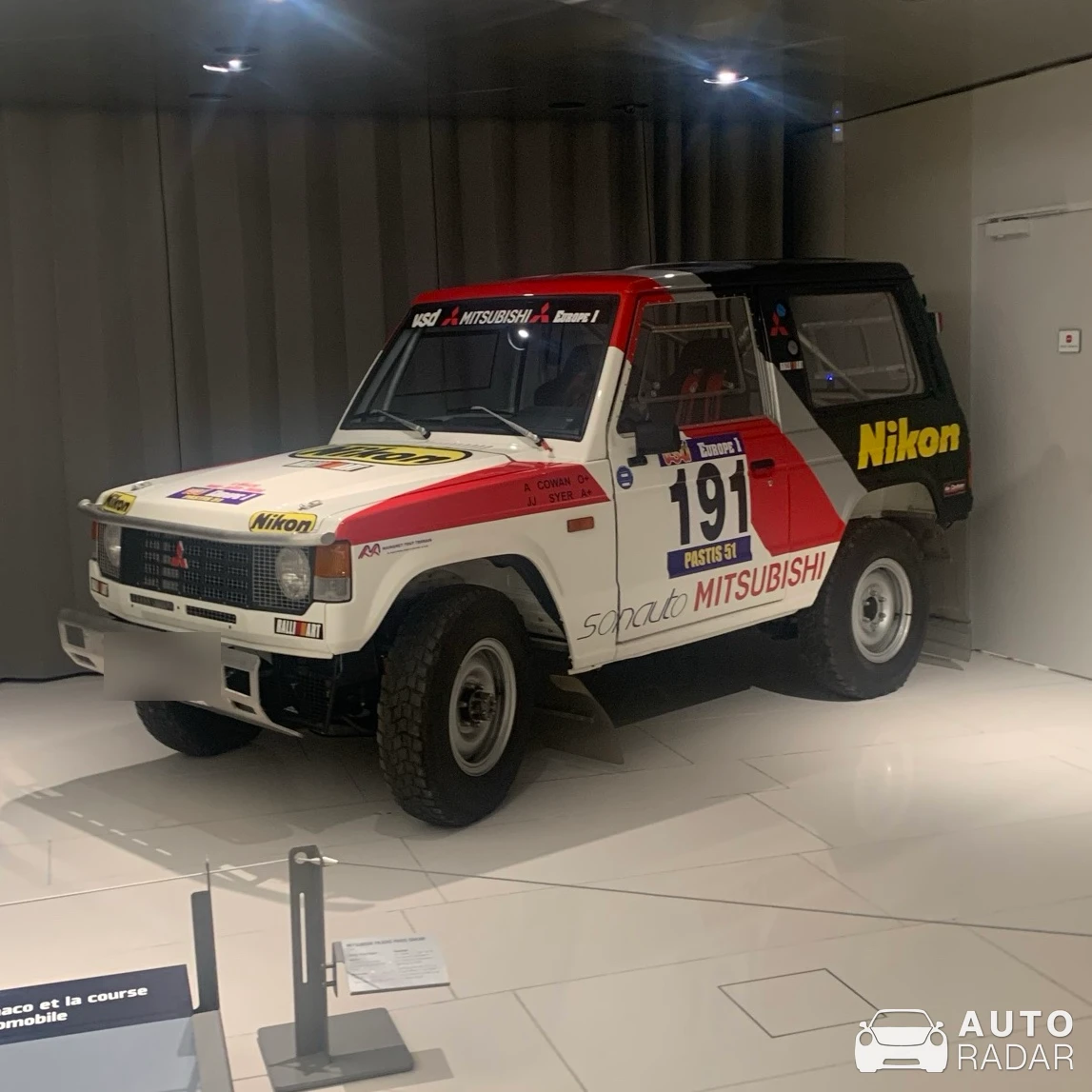 Mitsubishi Pajero Paris-Dakar spotted in Monaco