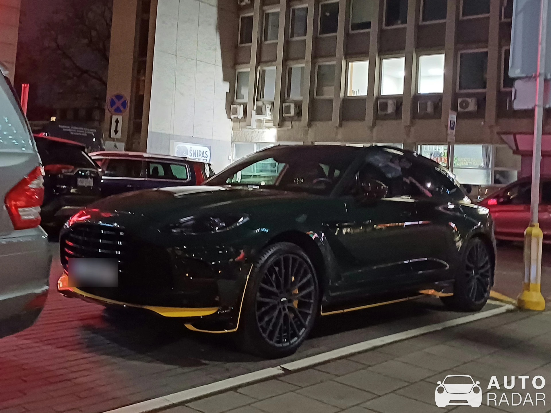 Aston Martin DBX707 AMR23 Edition spotted in Kaunas, Lithuania
