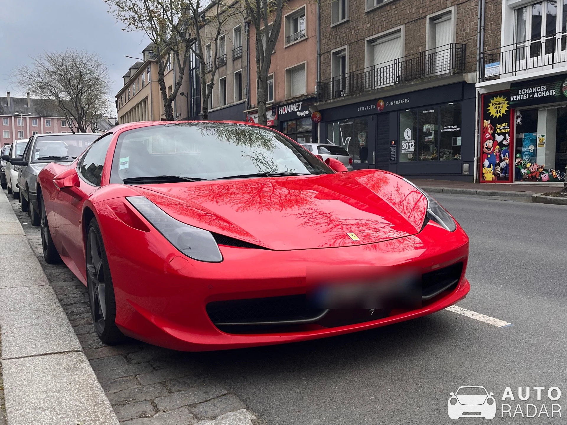 Ferrari 458 Spider spotted in Saint-Lô, France
