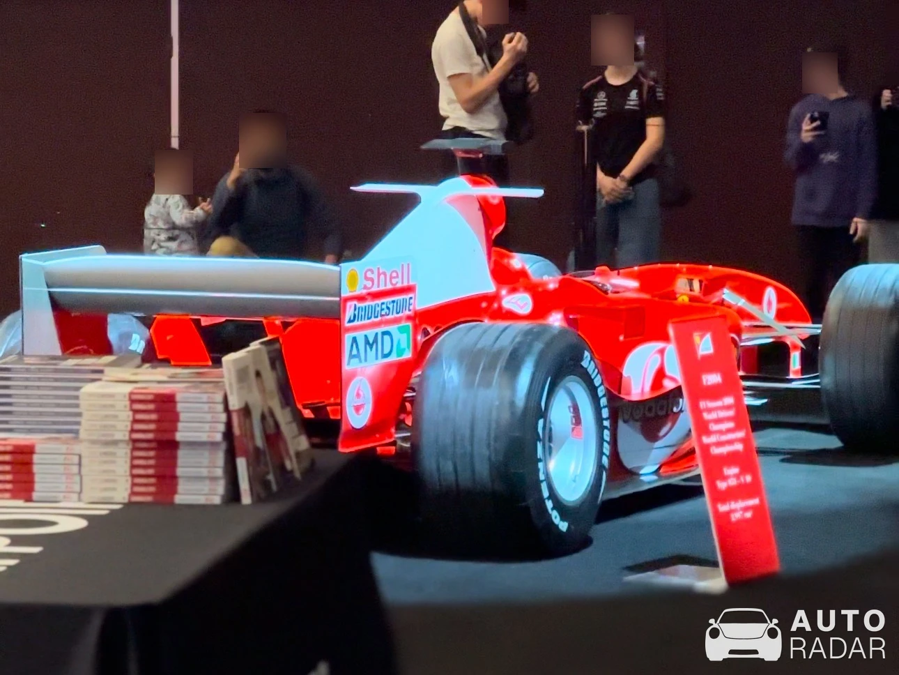 Ferrari F2004 spotted in Quebec, Canada