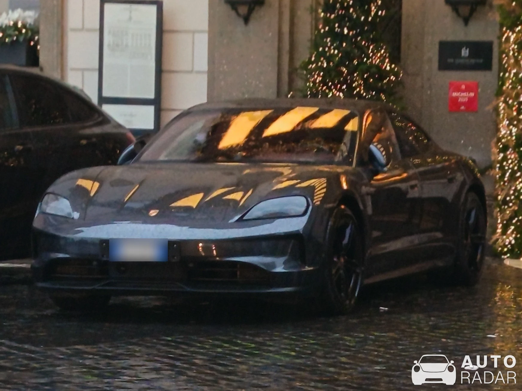 Porsche Taycan 4S Sport Turismo spotted in Roma, Italy