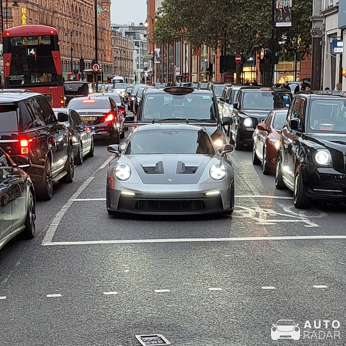 Porsche 992 GT3 RS MkI spotted in Knightsbridge, United Kingdom