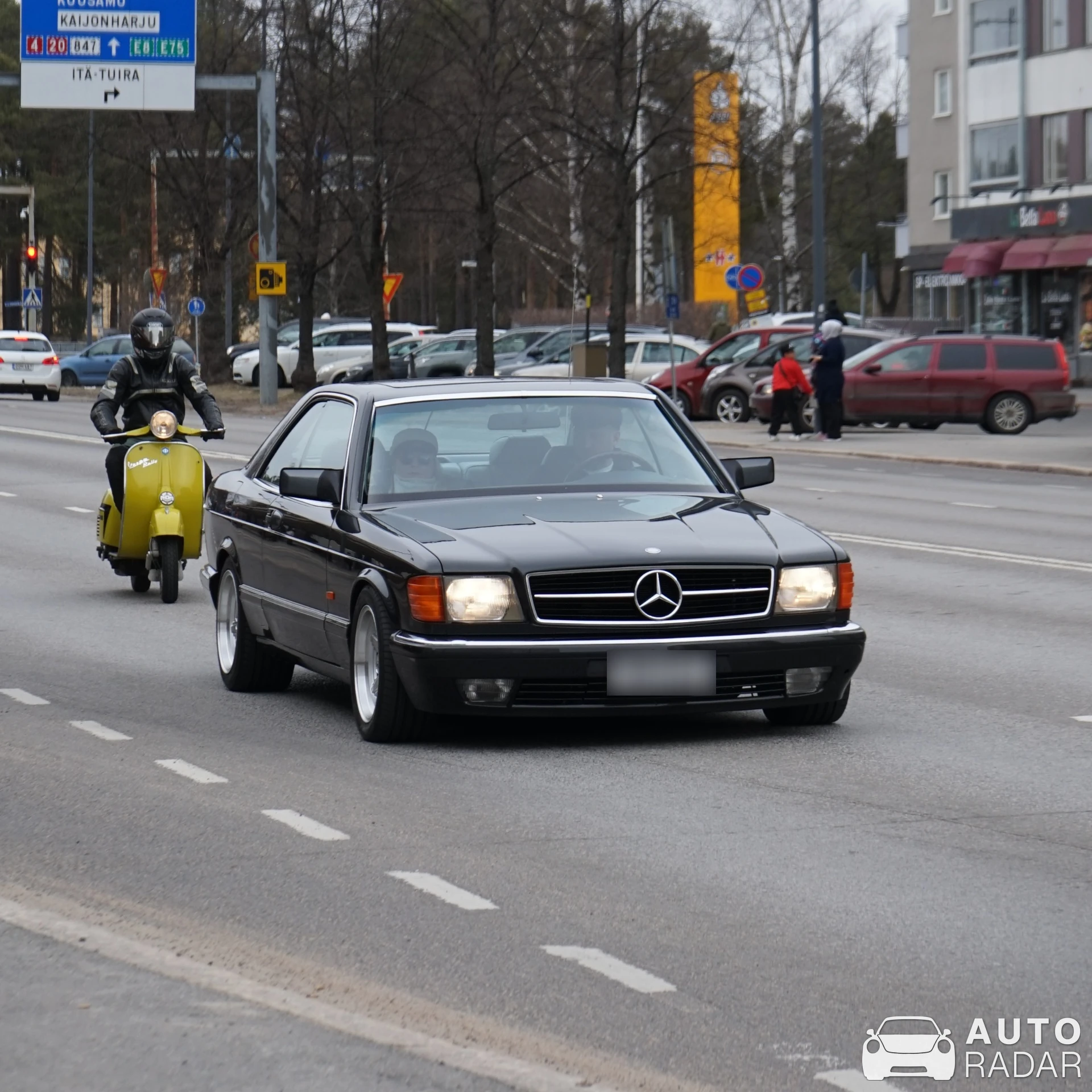 Mercedes-Benz S-Klasse Coupe C126 spotted in Oulu
