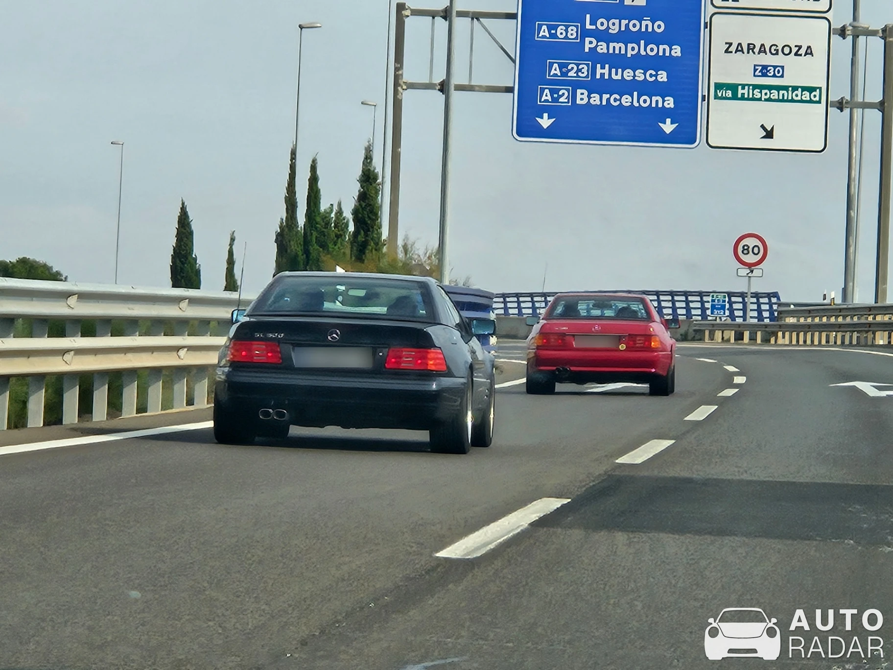 Mercedes-Benz SL 500 spotted in Zaragoza, España
