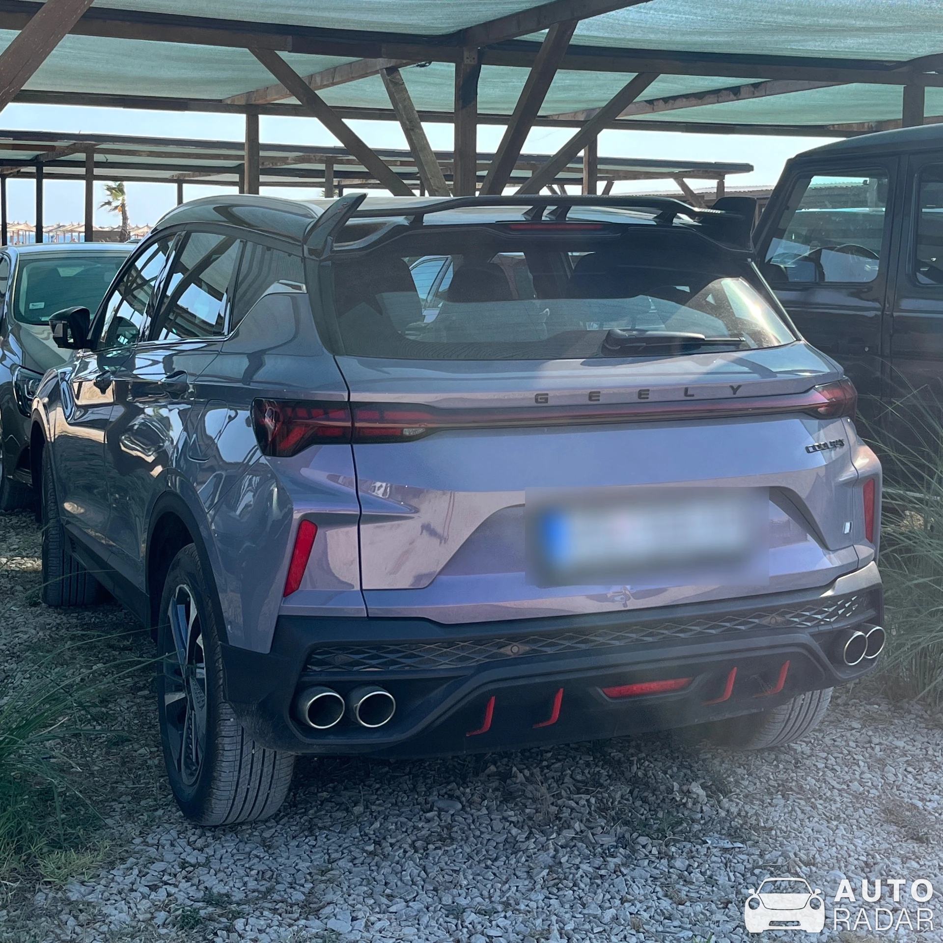 Geely Coolray spotted