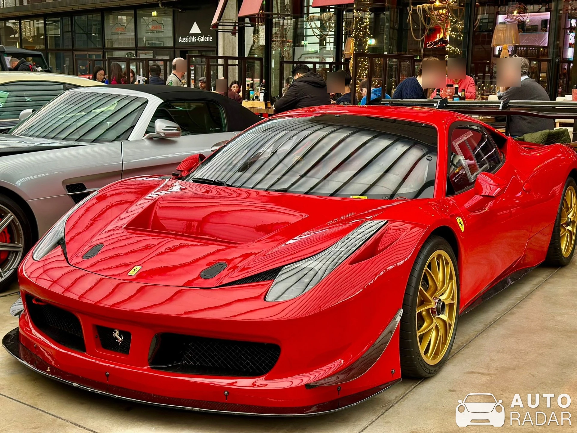 Ferrari 458 Italia GT3 spotted in Düsseldorf