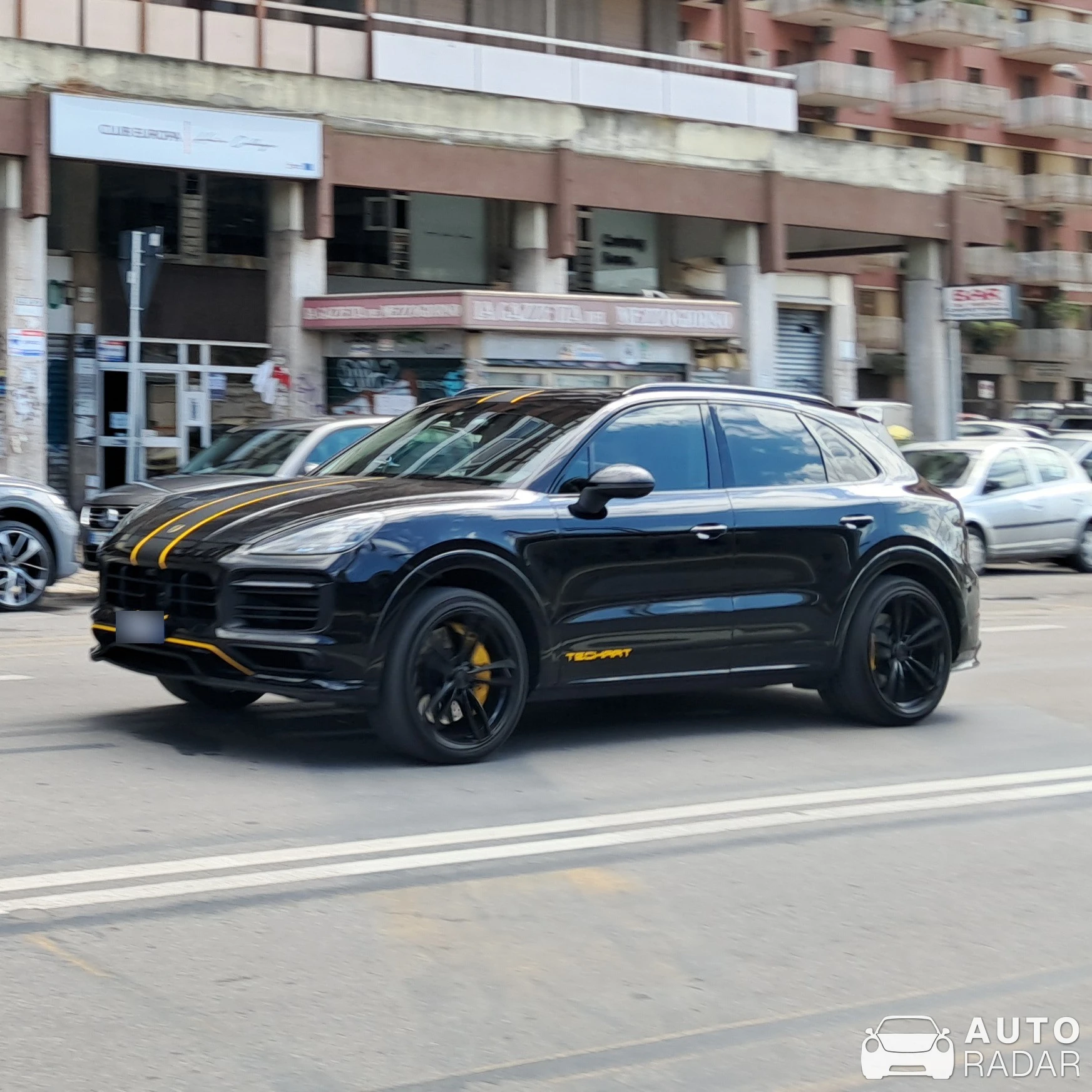 Porsche TechArt 958 Cayenne GTS MkII spotted in Bari