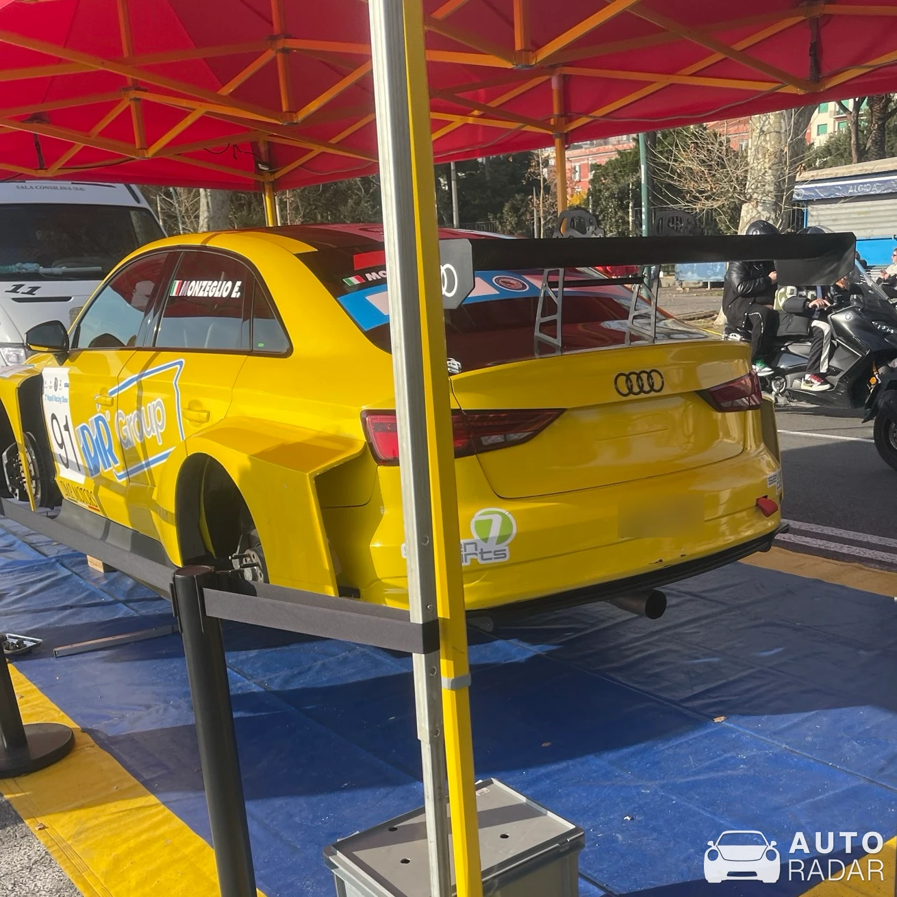 Audi RS3 LMS TCR spotted in Napoli