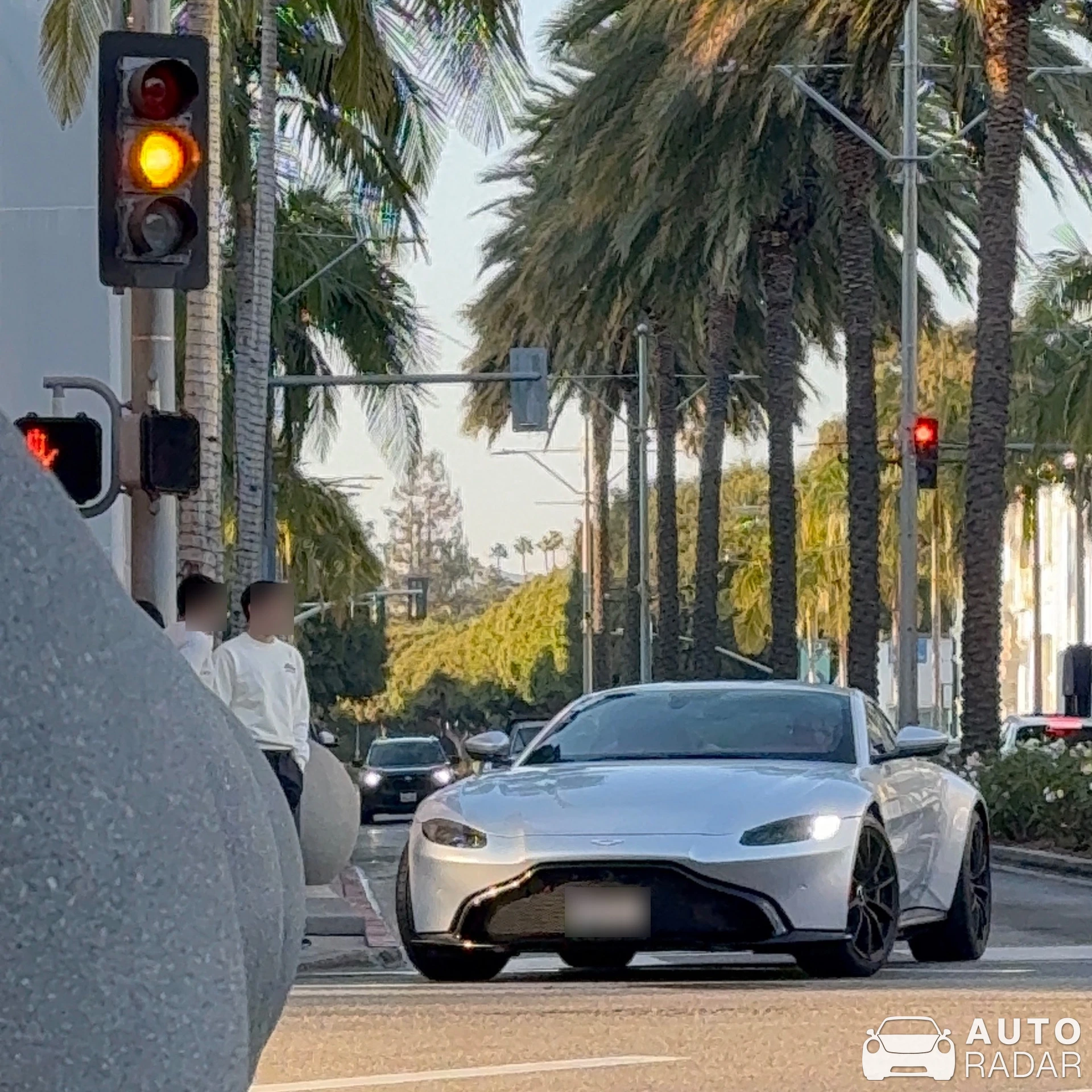 Aston Martin V8 Vantage S spotted in Beverly Hills, United States