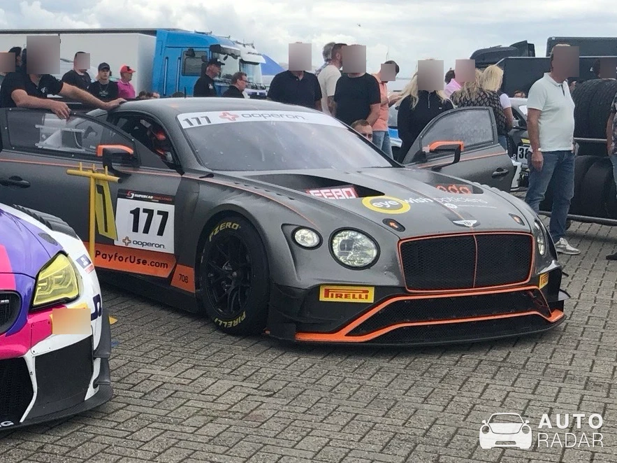 Bentley Continental GT3 spotted in Emmen