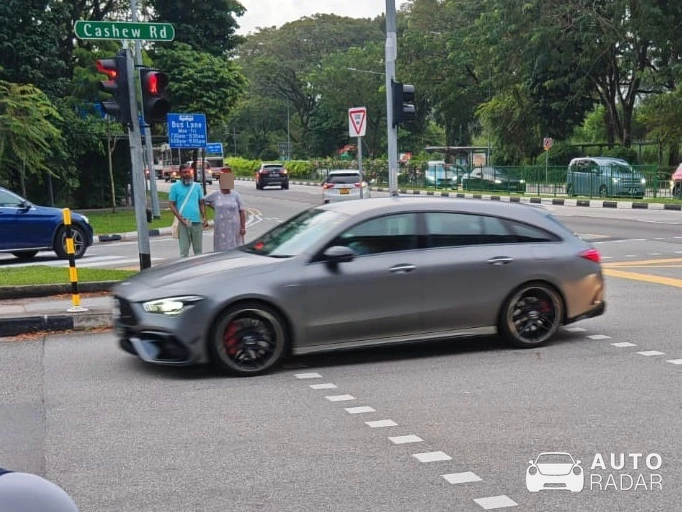 Mercedes-AMG CLA 45 S Shooting Brake X118 spotted in Singapore, Singapore