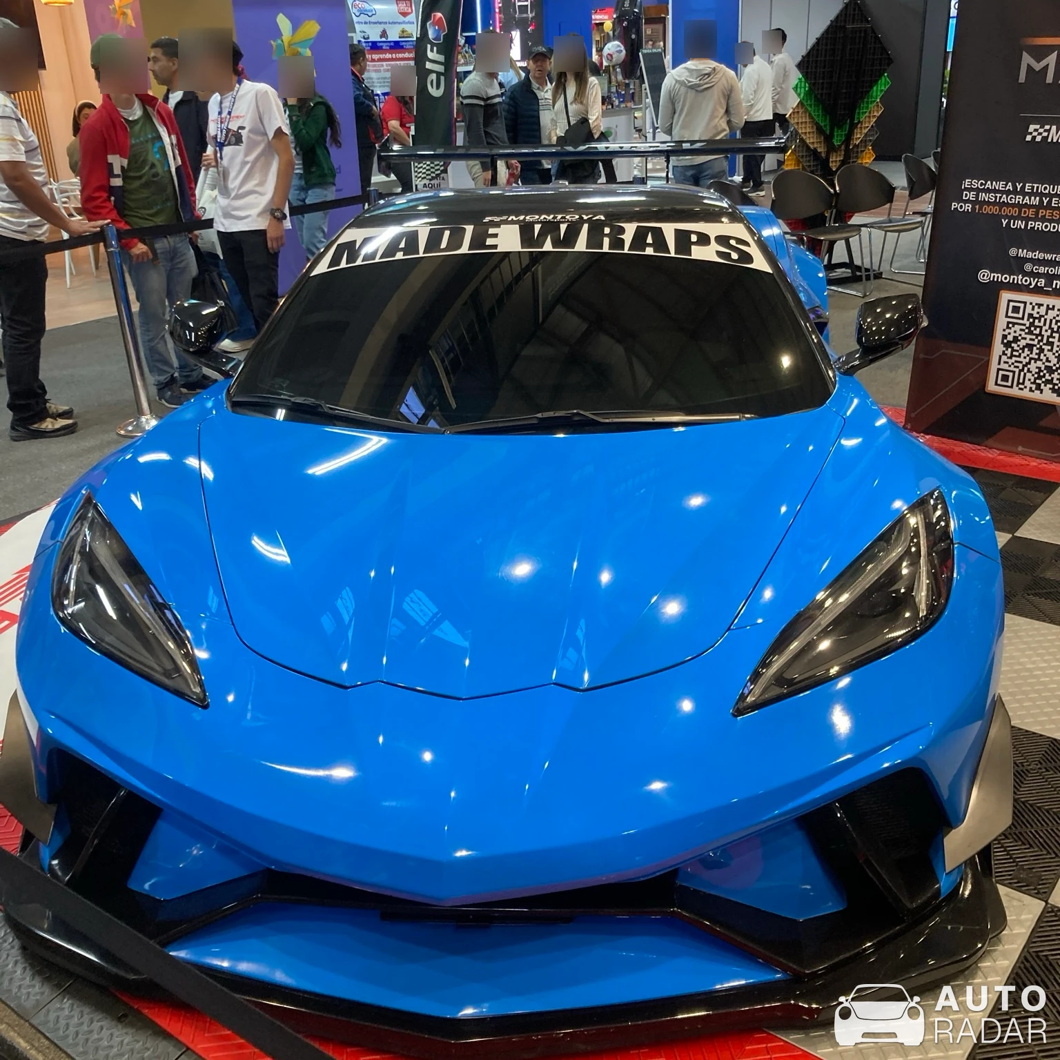 Chevrolet Corvette C8 Liberty Walk spotted in Bogotá