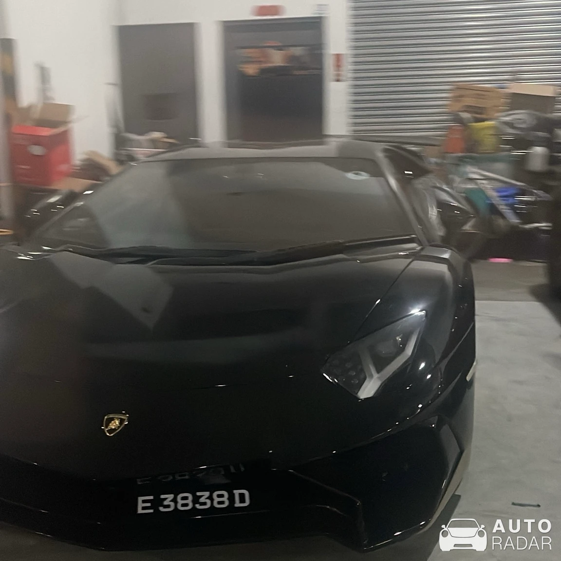 Lamborghini Aventador LP700-4 Miura Homage spotted in Singapura