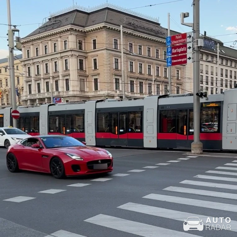 Jaguar F-Type P380 Coupé spotted in Wien, Austria