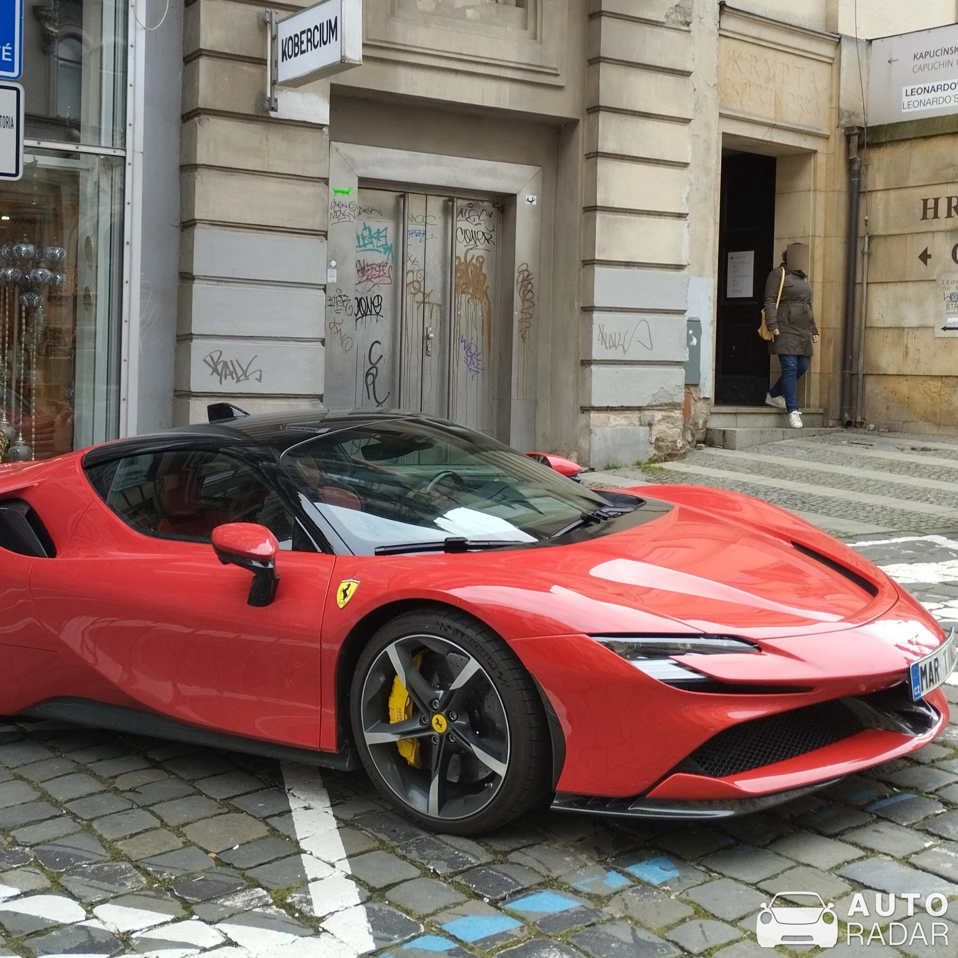 Ferrari SF90 Stradale spotted in Brno-střed, Czechia