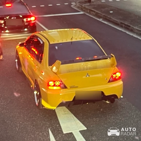 Mitsubishi Lancer Evolution IX GSR spotted in Singapore
