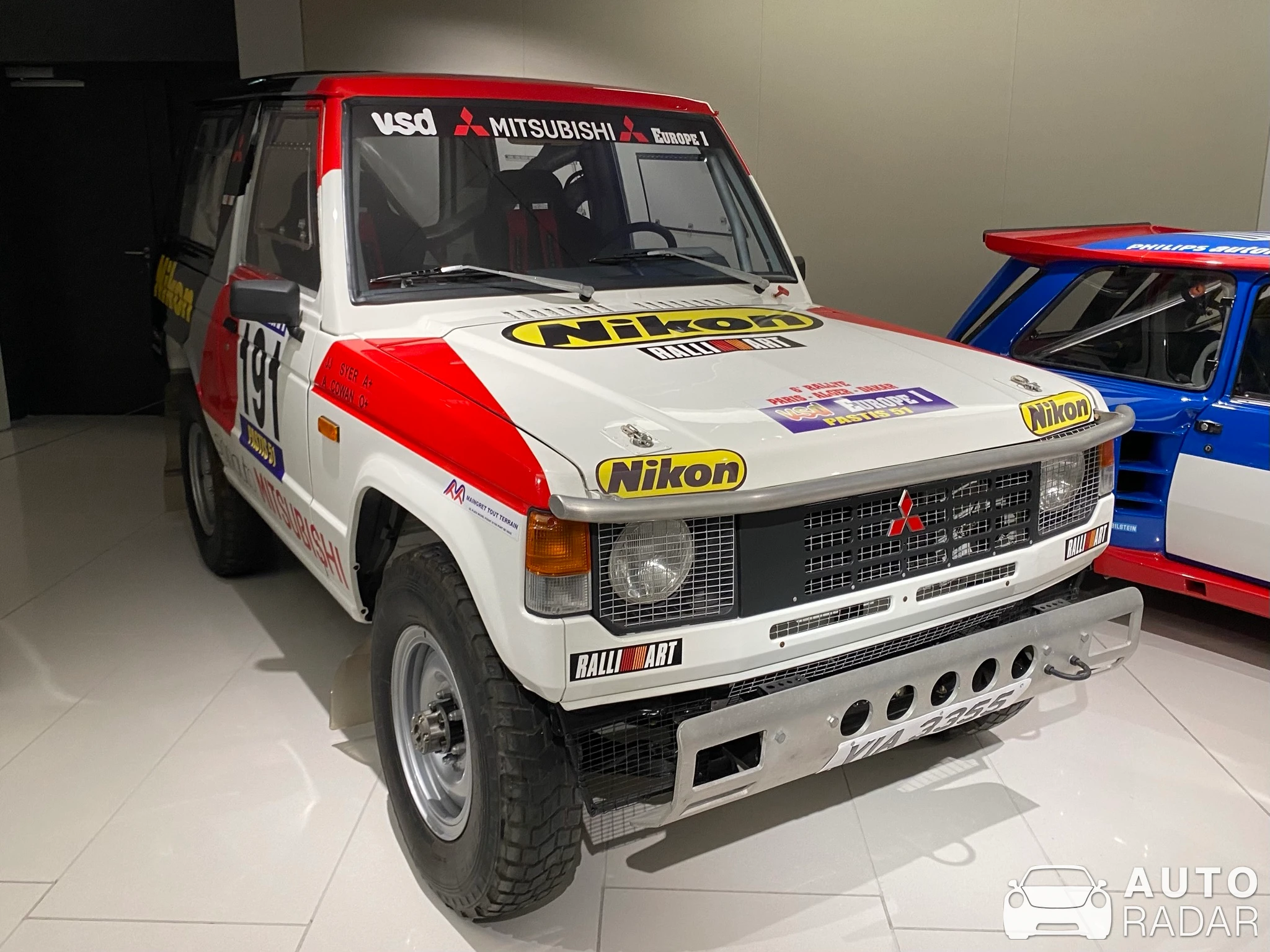 Mitsubishi Pajero Paris-Dakar spotted in Monaco