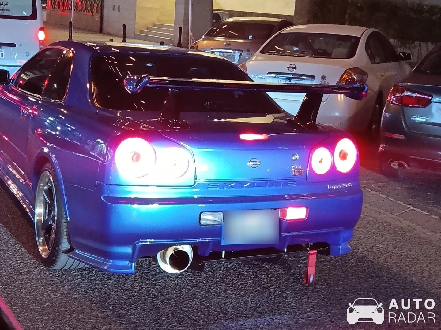 Nissan Skyline R34 GT-R V-Spec II spotted in غرب ابو فطيرة الحرفية, Kuwait