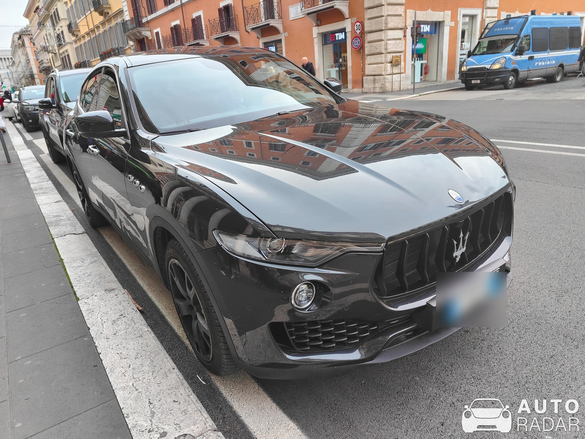 Maserati Levante spotted in Roma, Italy