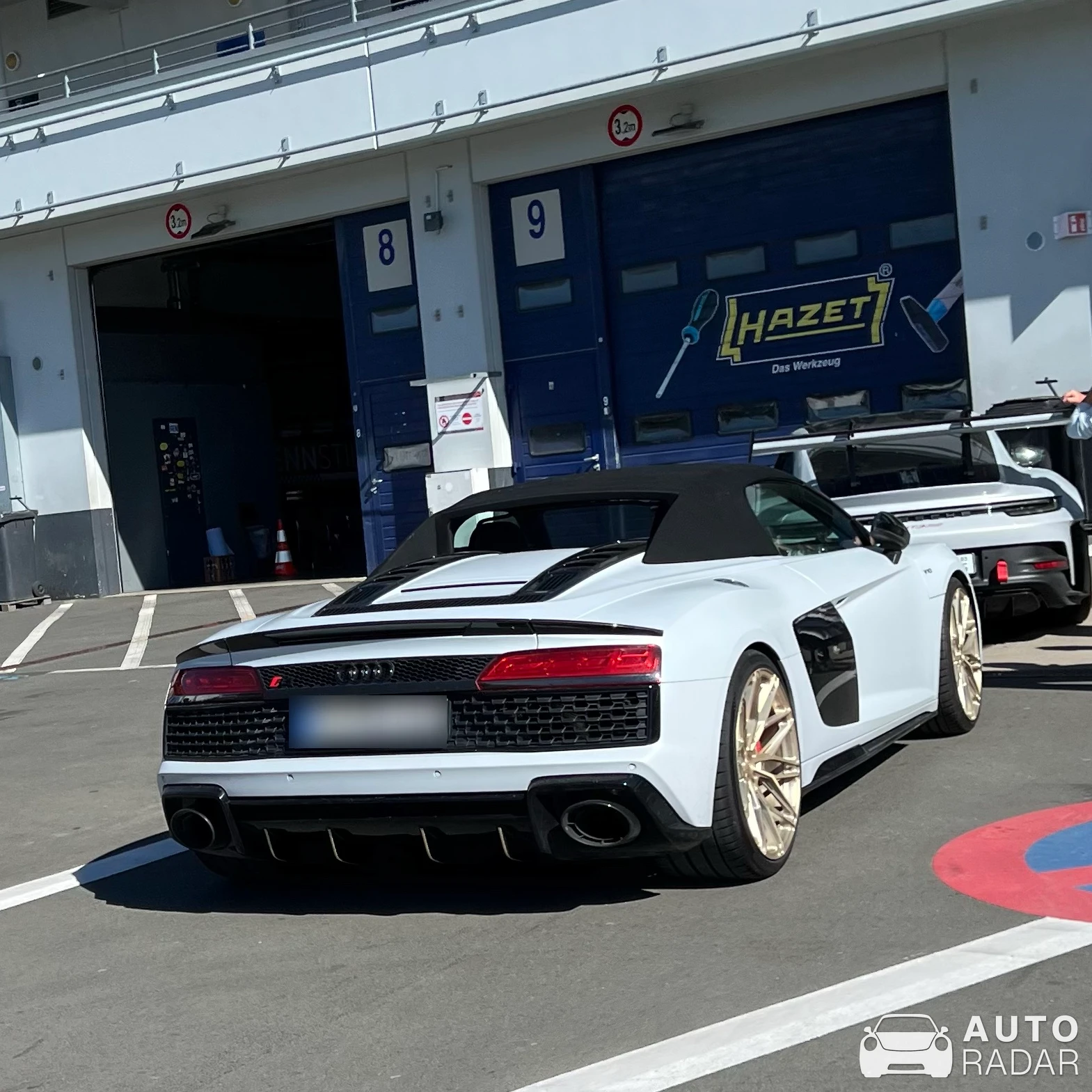 Audi R8 V10 Spyder APR Performance spotted in Nürburg