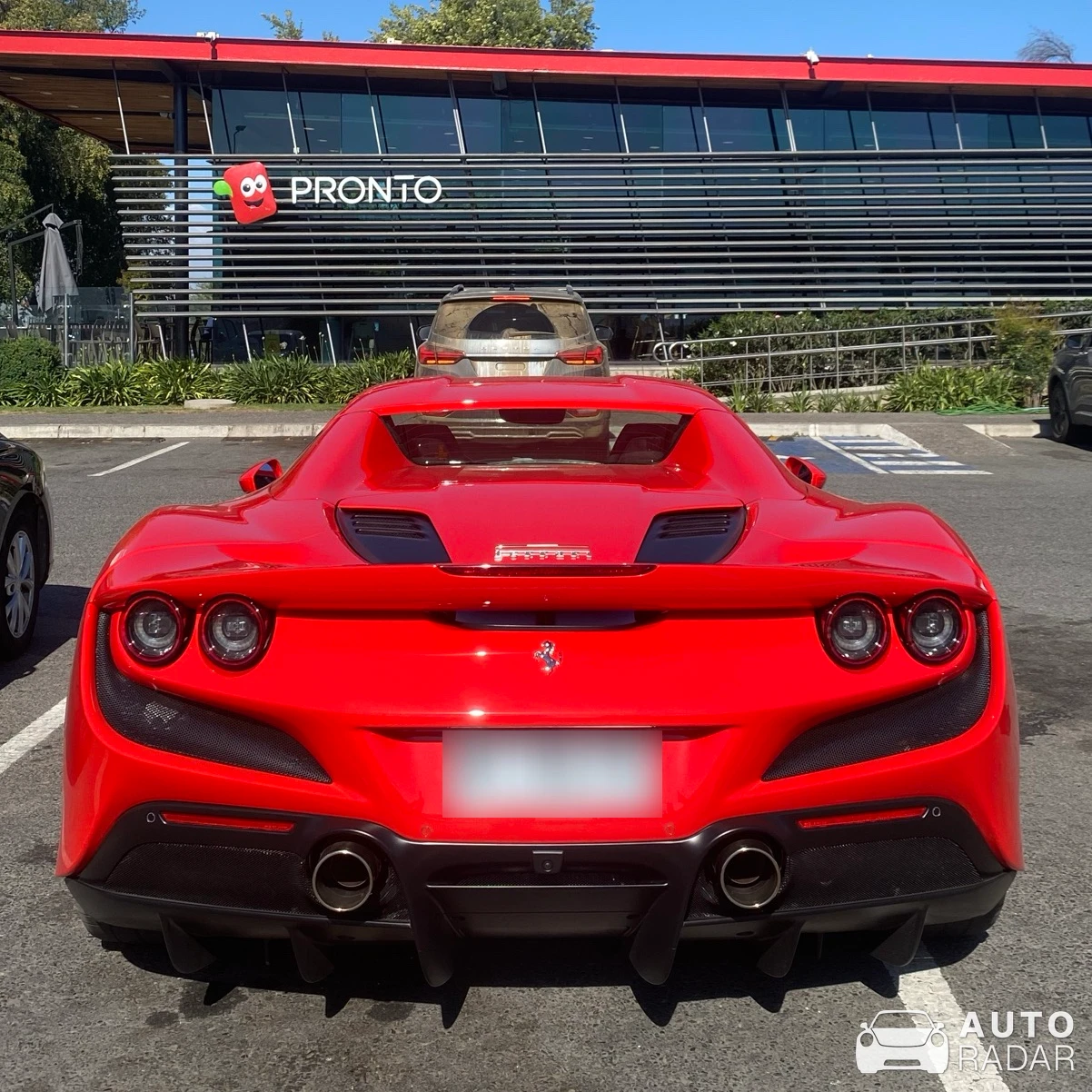 Ferrari F8 Spider spotted in Pudahuel, Chile