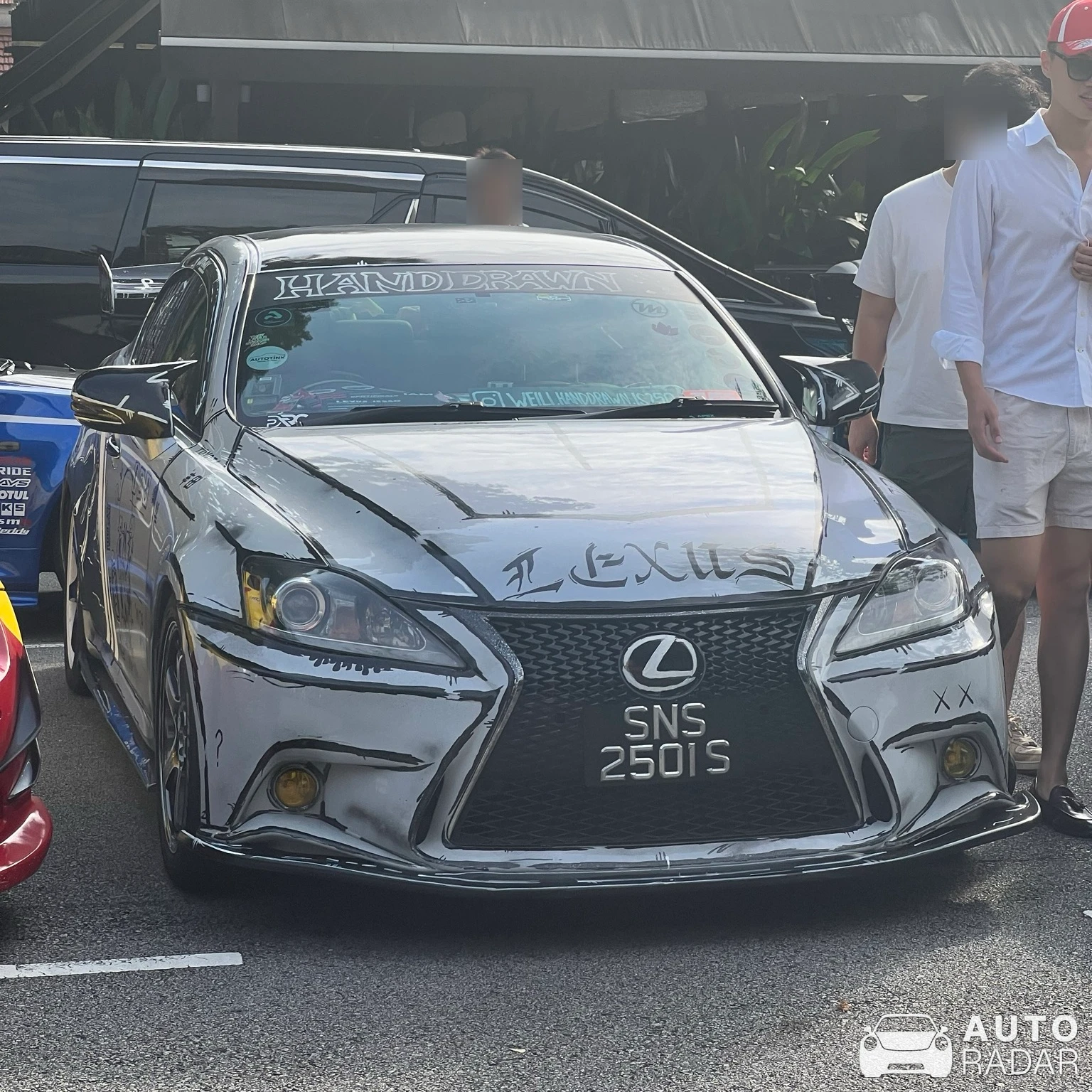 Lexus IS 250 spotted in Singapore