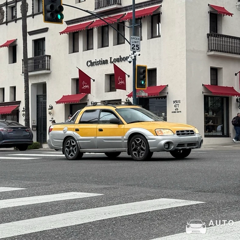 Subaru Baja spotted in Beverly Hills