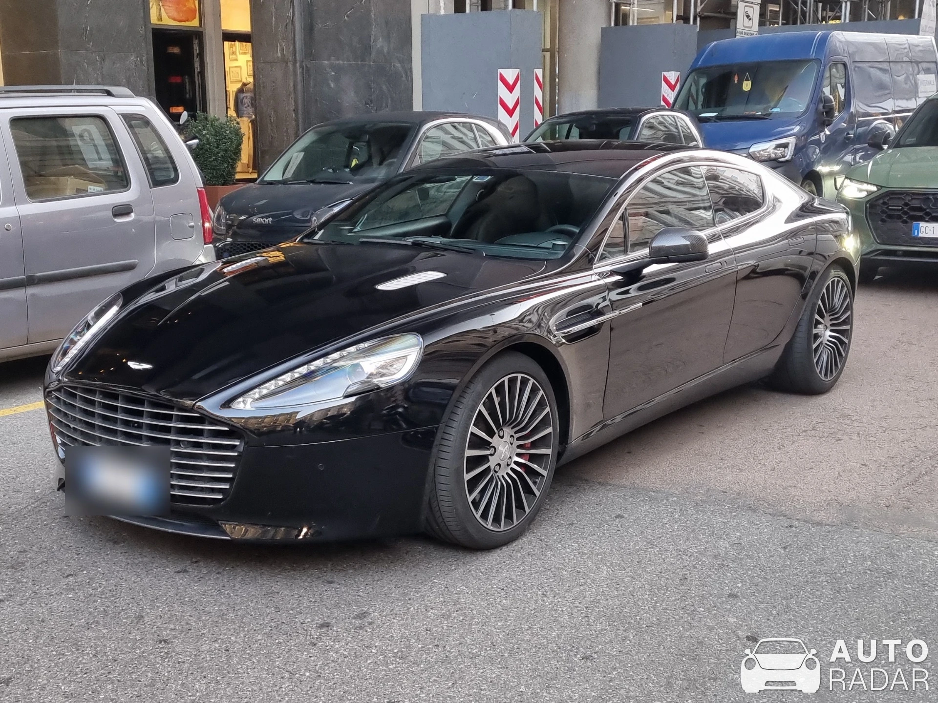 Aston Martin Rapide S spotted in Milano, Italia