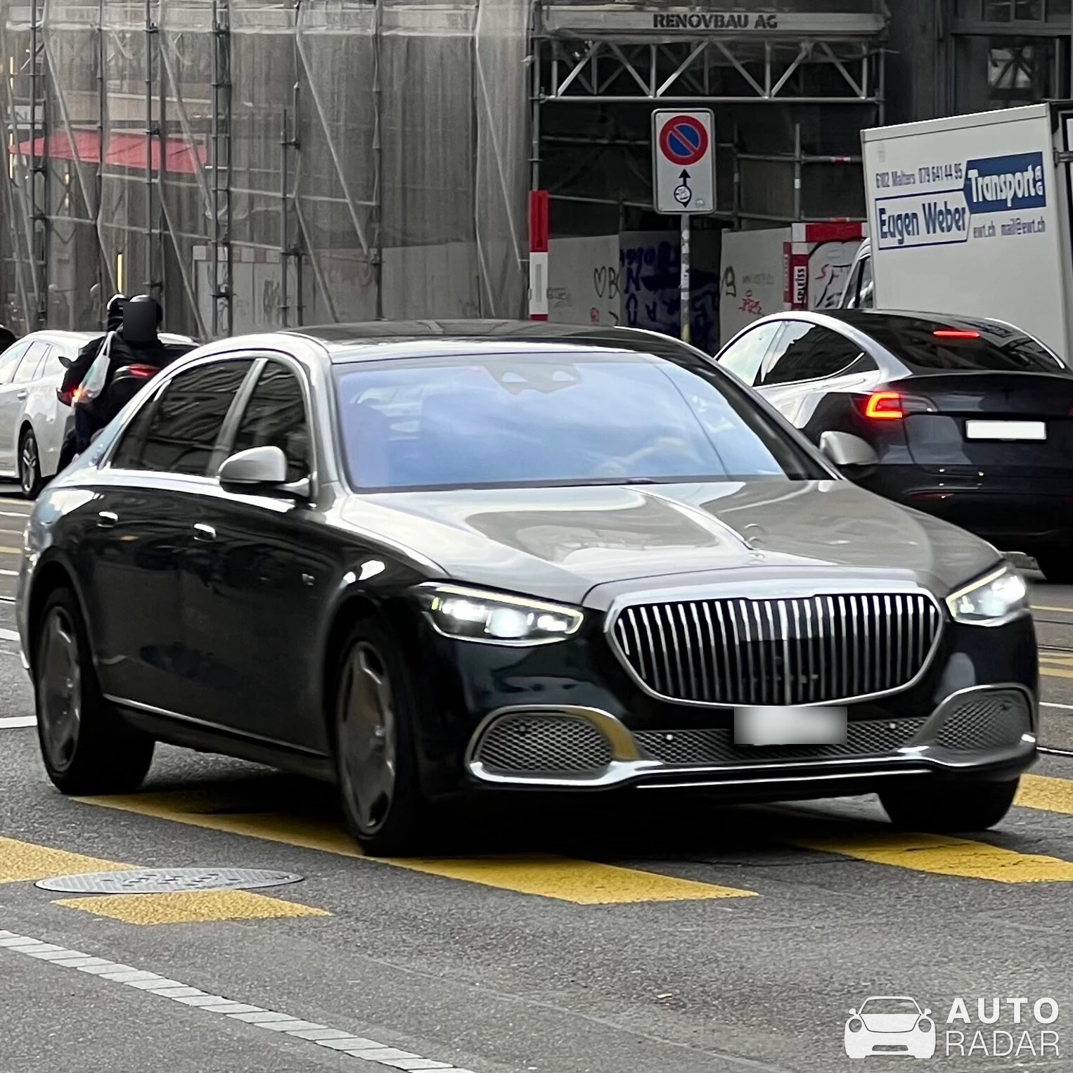 Maybach 62 S Landaulet spotted in Zürich