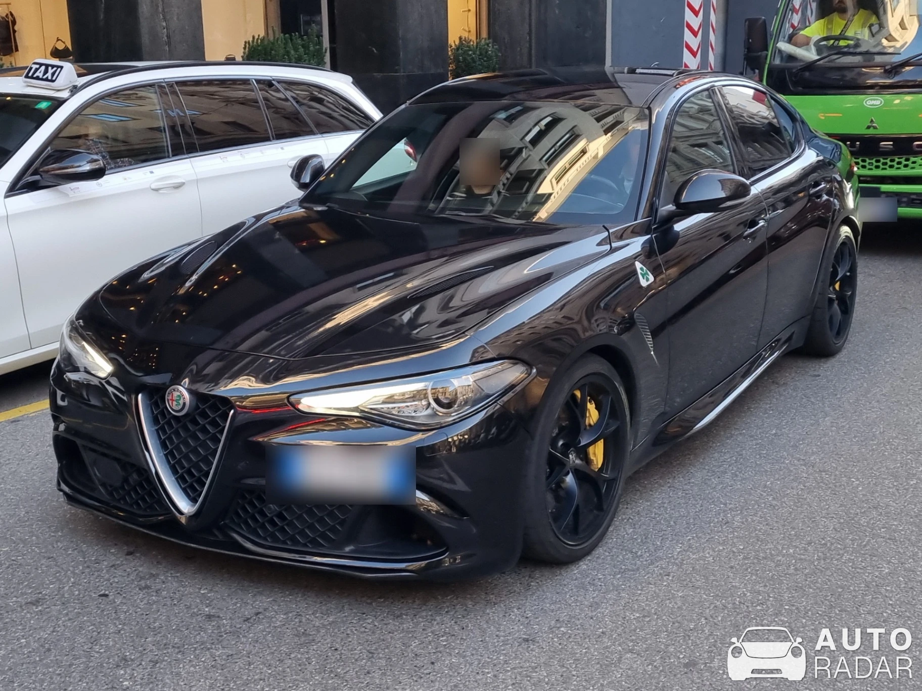 Alfa Romeo Giulia Quadrifoglio spotted in Milano, Italia