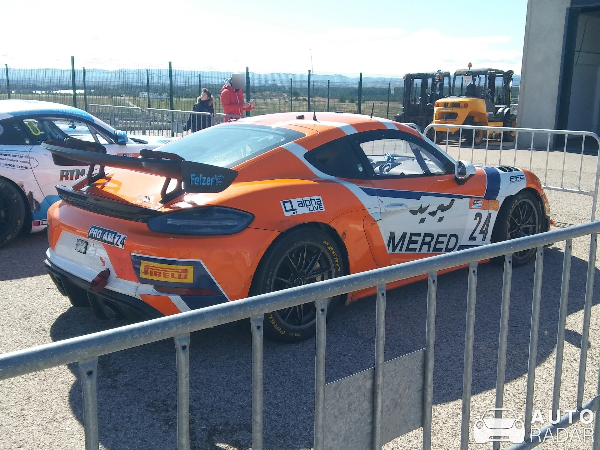 Porsche 718 Cayman GT4 RS Clubsport spotted in Teruel, Spain
