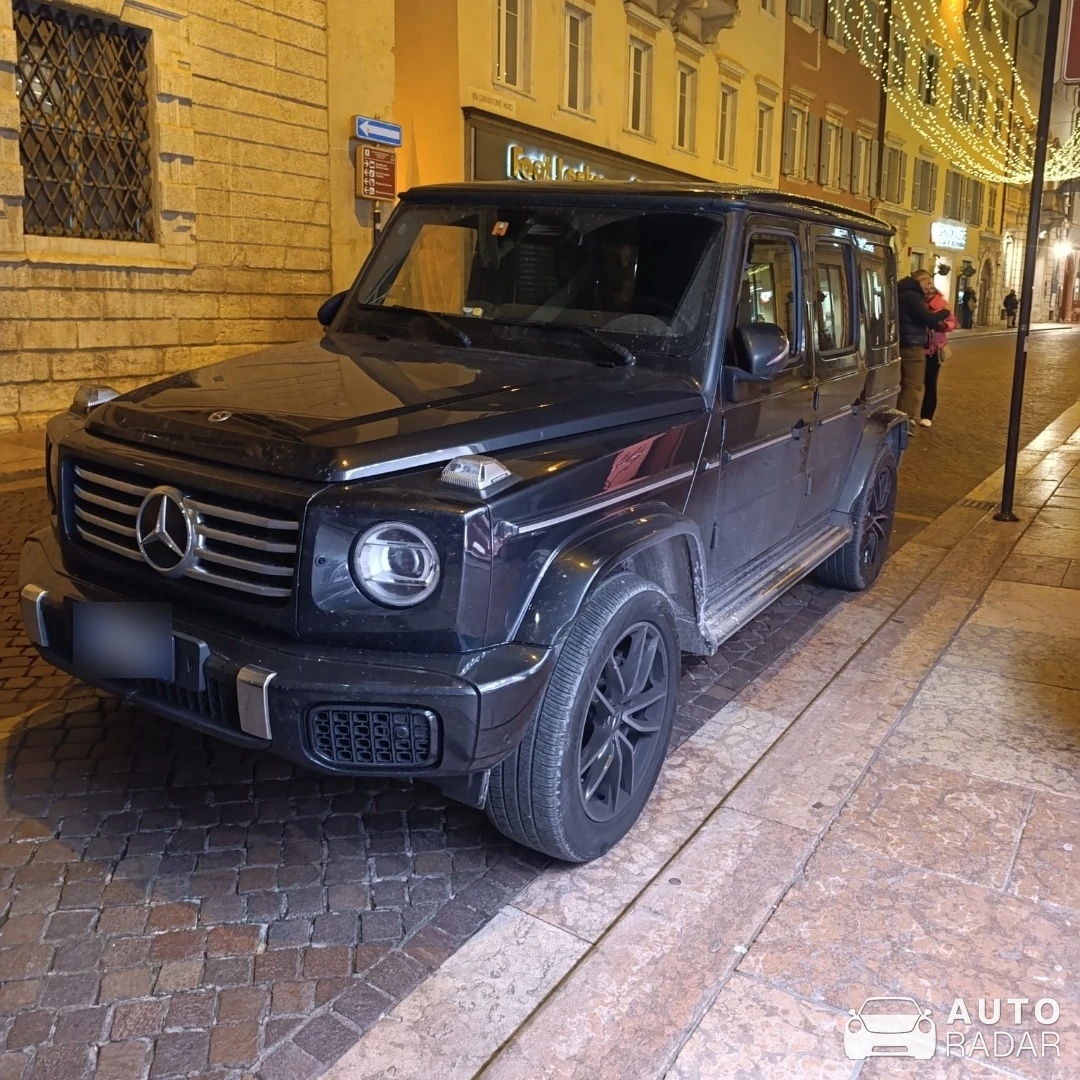 Mercedes-Benz G 450d spotted in Trento