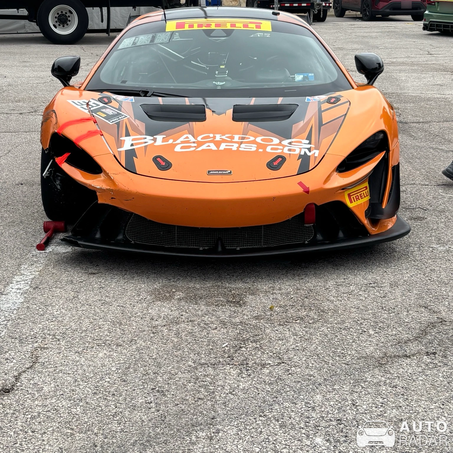 McLaren 570S GT4 spotted in Austin