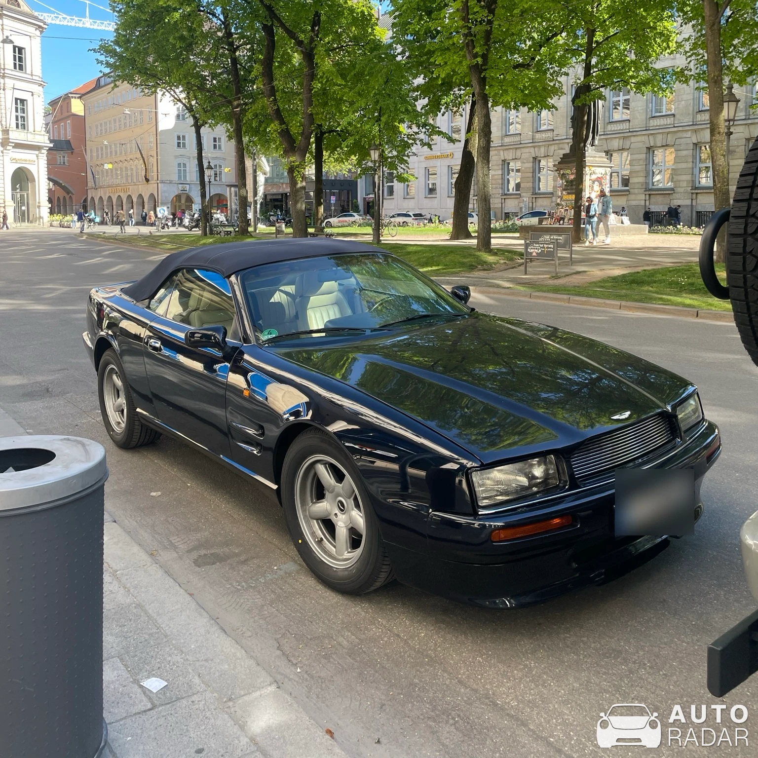 Aston Martin Virage Volante spotted in München