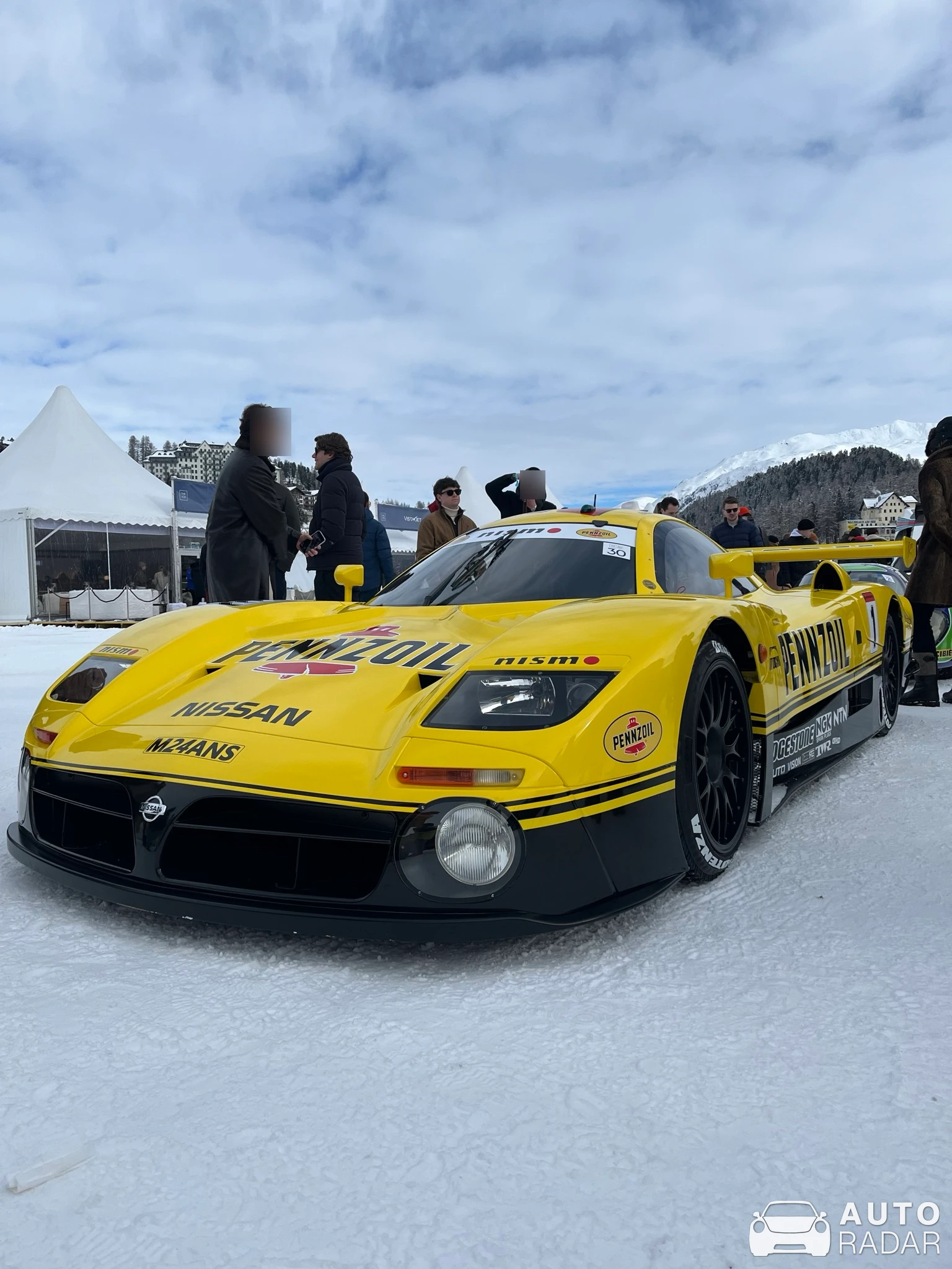 Nissan R390 spotted in Sankt Moritz