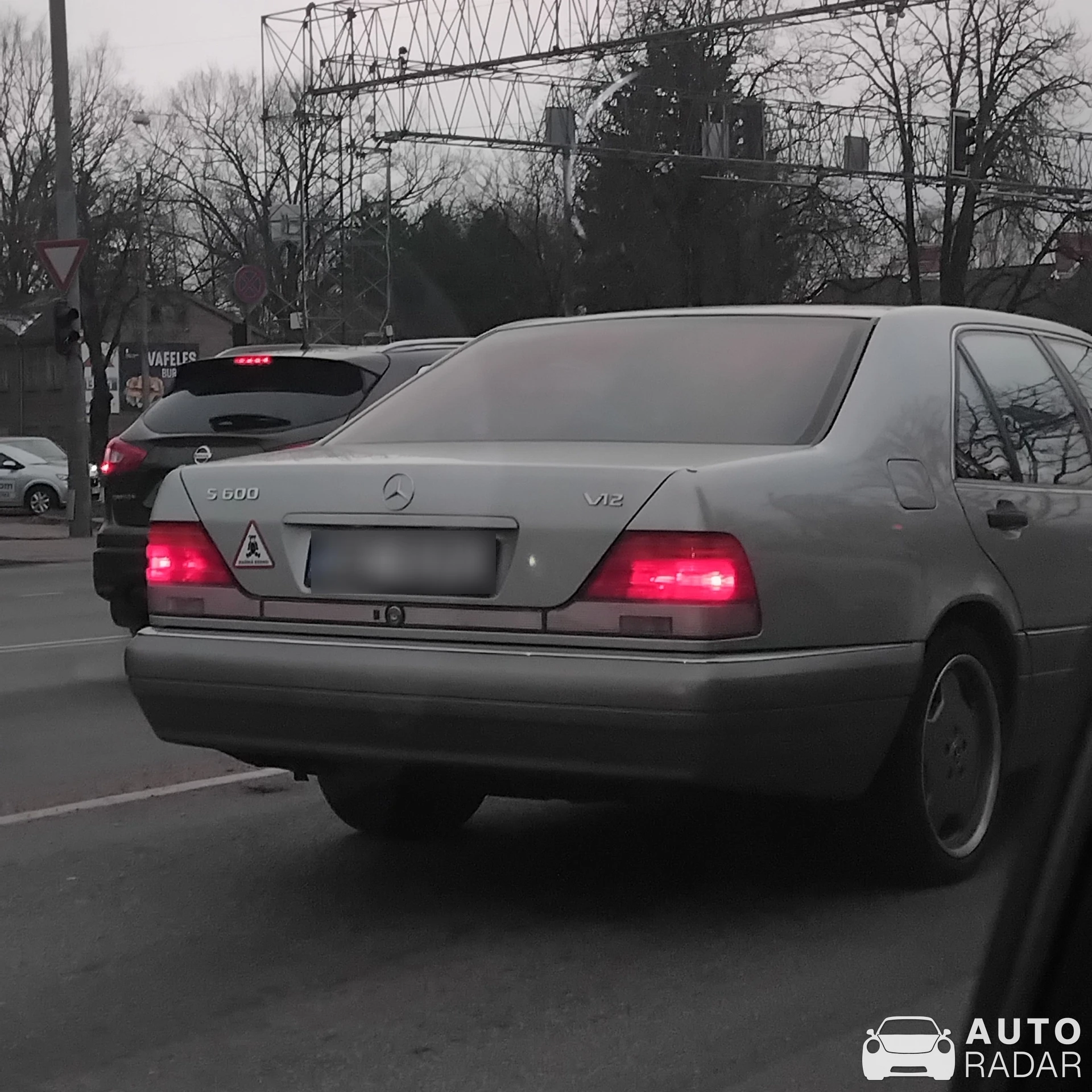 Mercedes-Benz S600 V12 BiTurbo W221 spotted in Riga