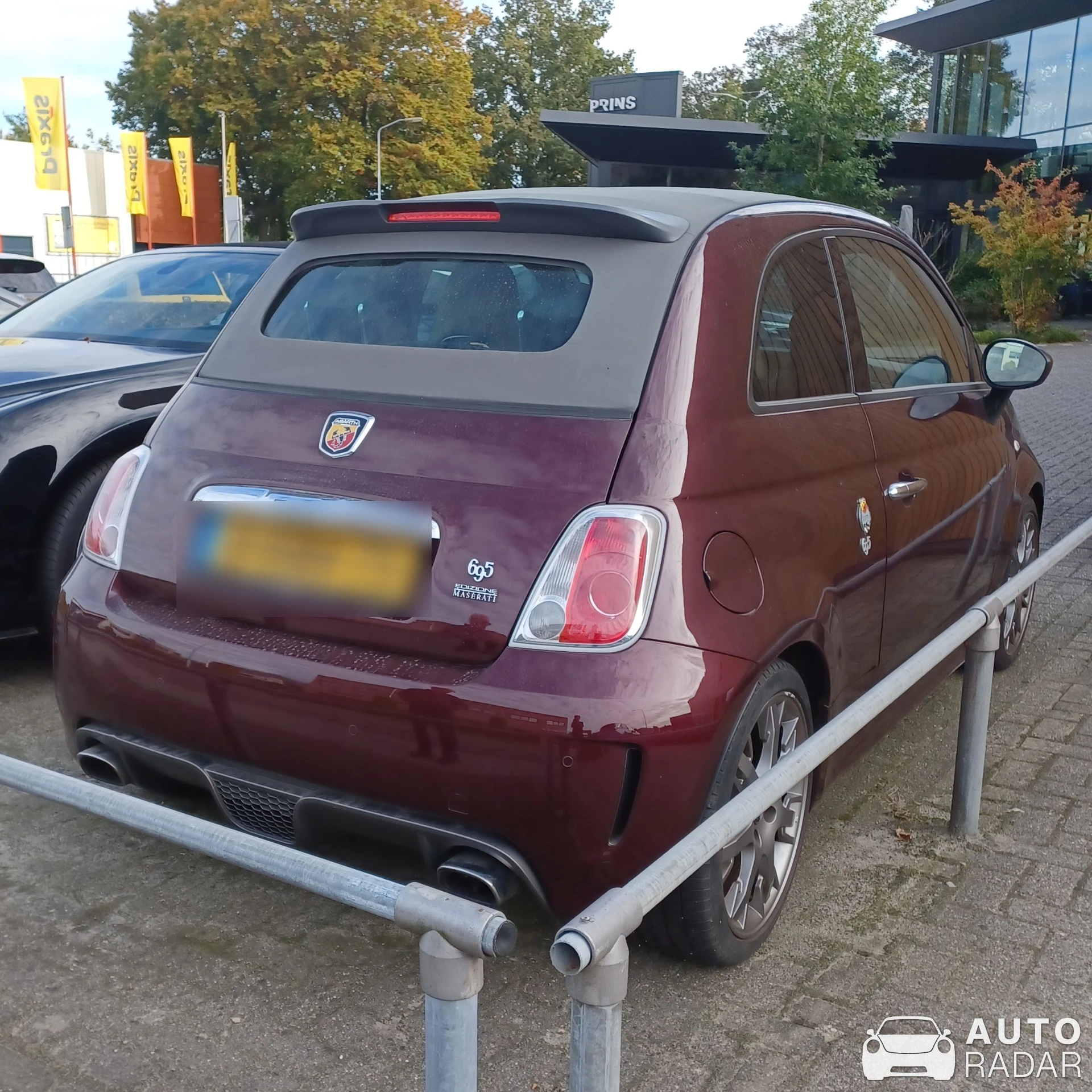 Abarth 695 Tributo Maserati spotted