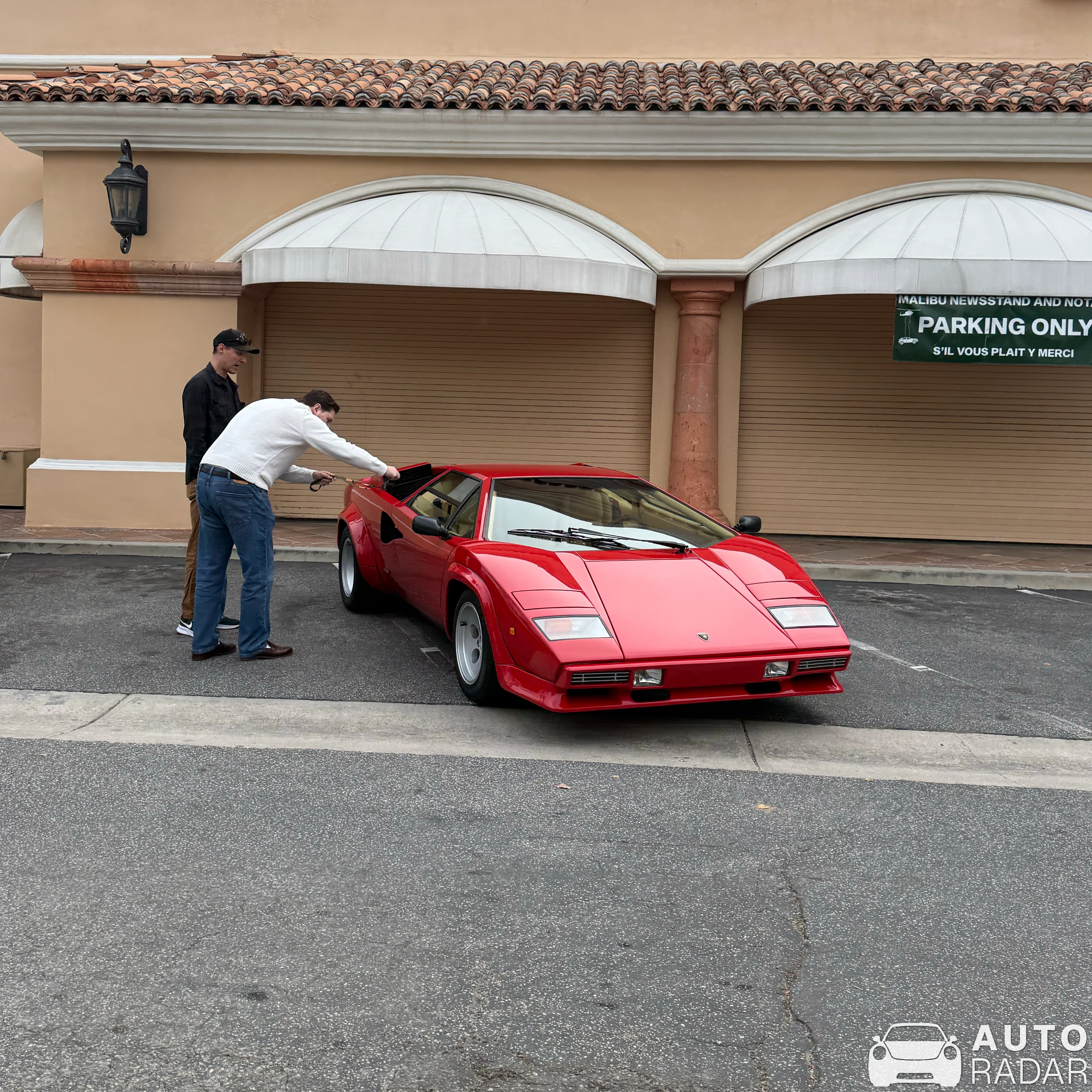 Lamborghini Countach LP500 S spotted in Malibu