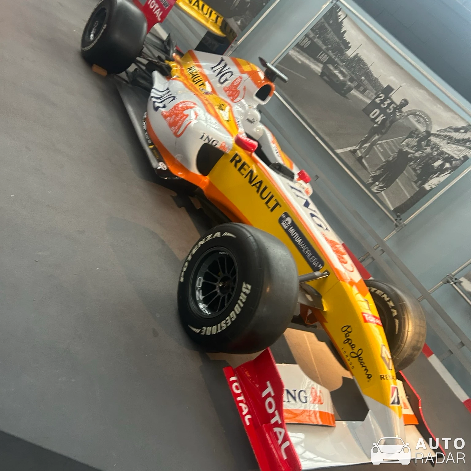 Renault F1 R29 spotted in Bruxelles