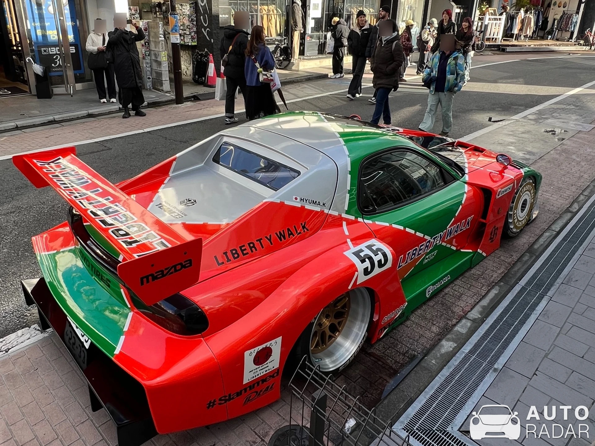 Mazda LB-Super Silhouhette RX-7 FD3S spotted in Shibuya