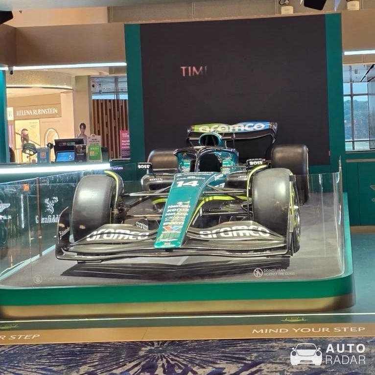 Aston Martin AMR23 spotted in Singapore