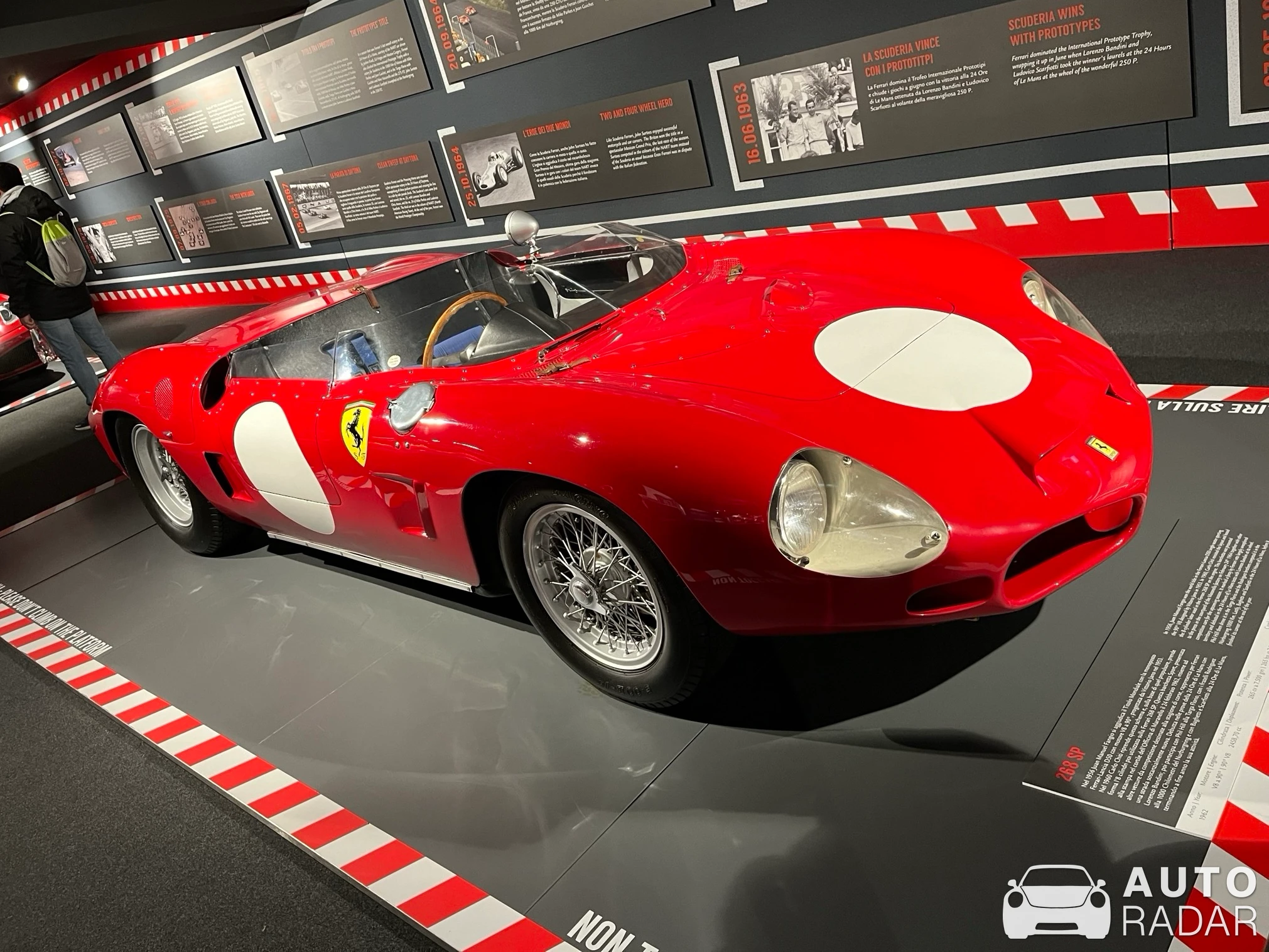 Ferrari 268 SP spotted in Maranello