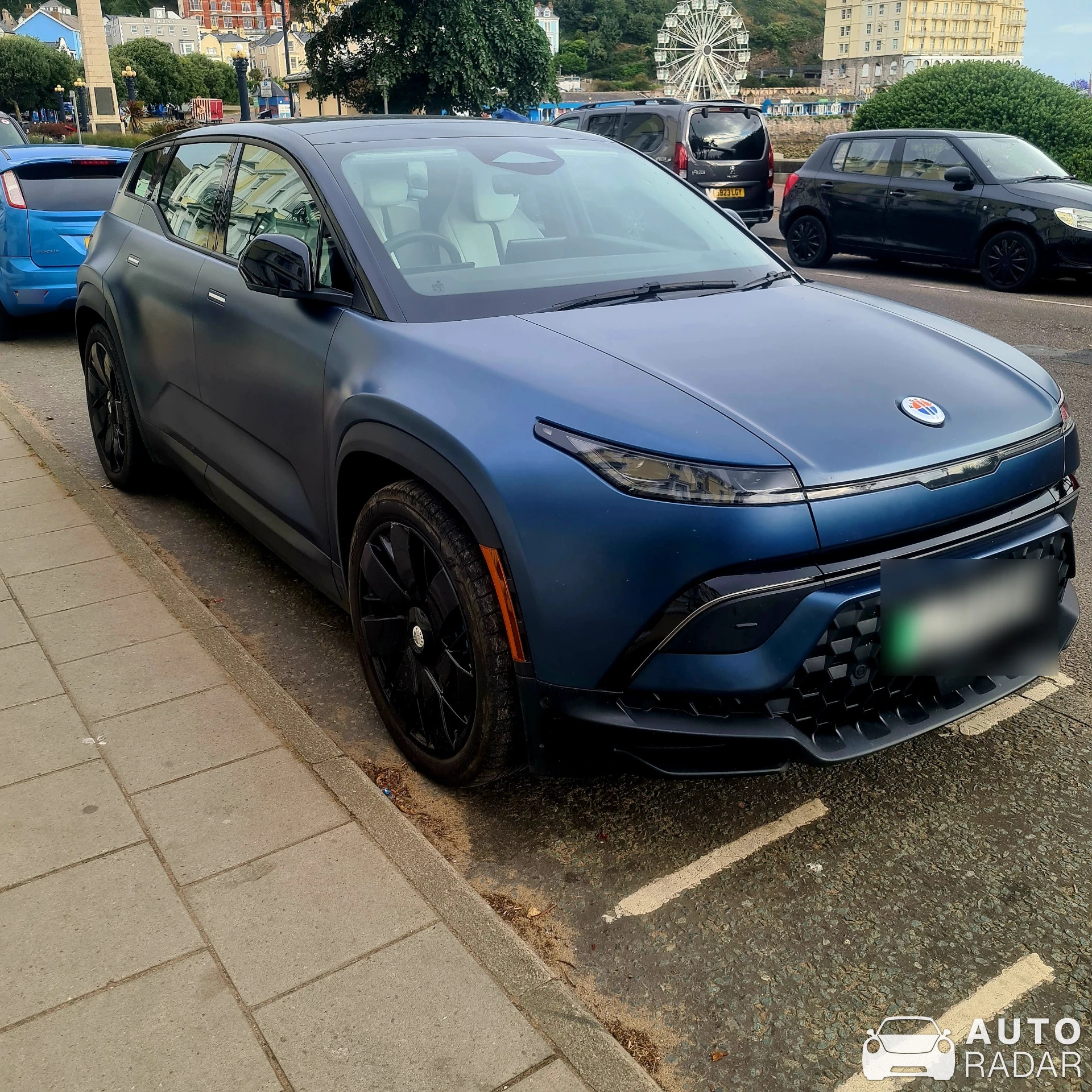 Fisker Ocean spotted in Conwy Principal Area, United Kingdom