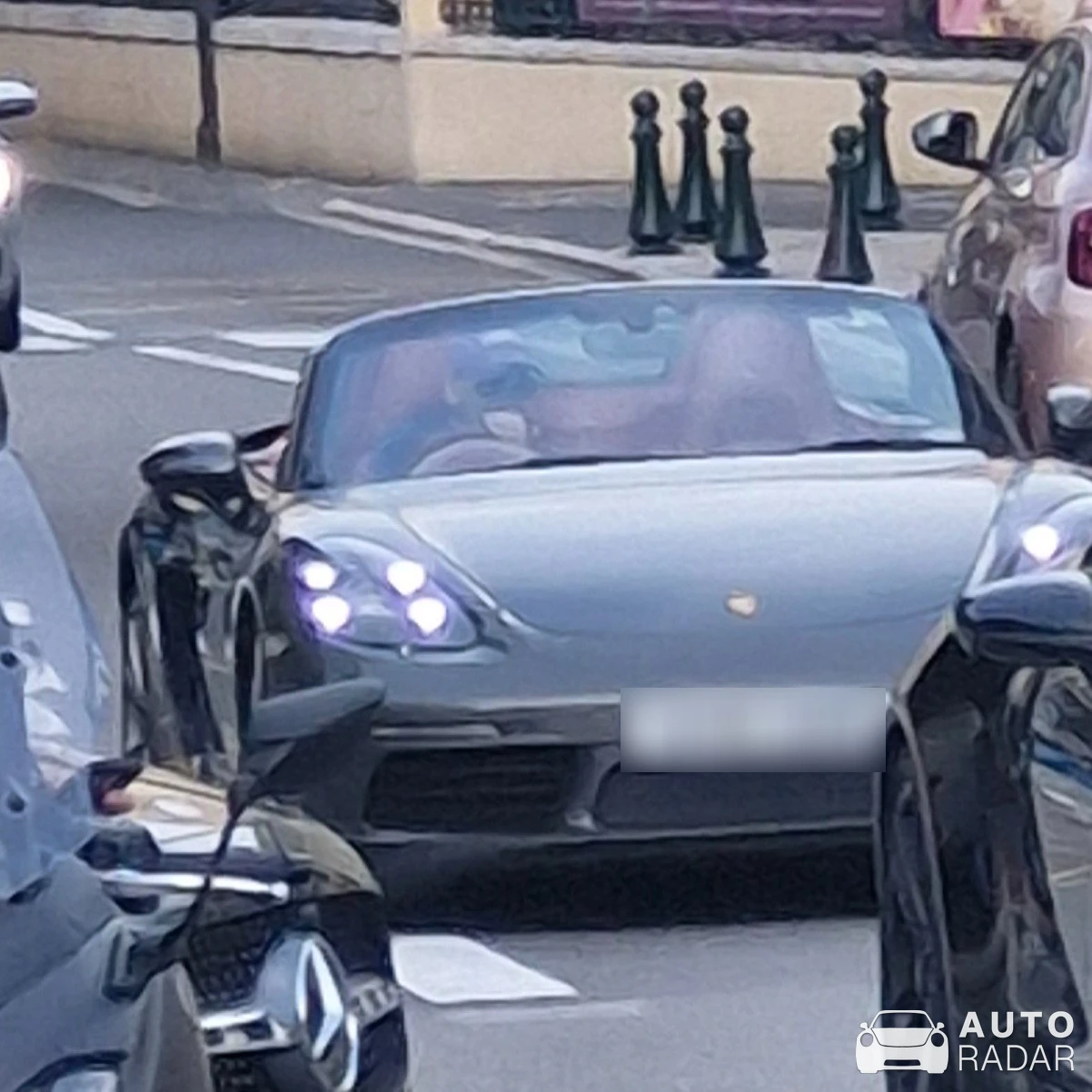 Porsche 718 Boxster spotted in Barcelona, Spain