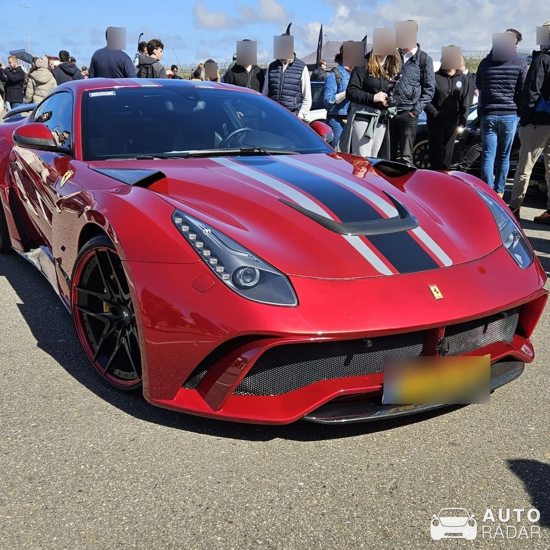 Ferrari F12 Novitec Rosso N-Largo spotted in Zandvoort