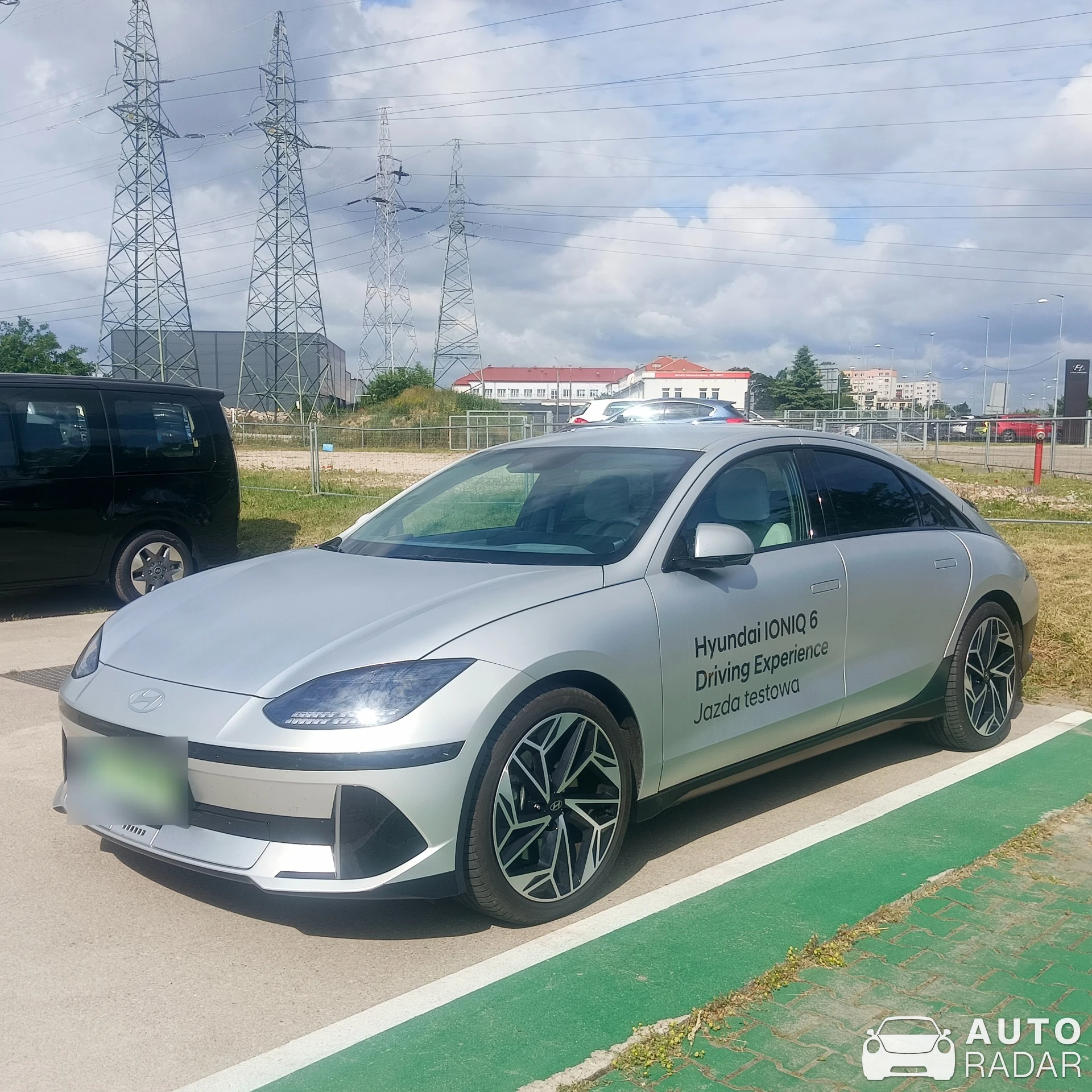 Hyundai Ioniq 6 spotted in Płock