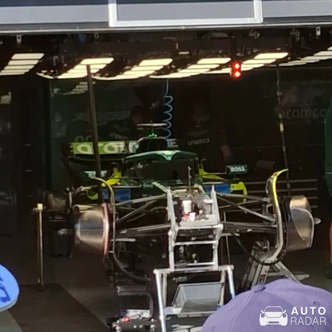 Aston Martin AMR25 spotted in Mogyoród