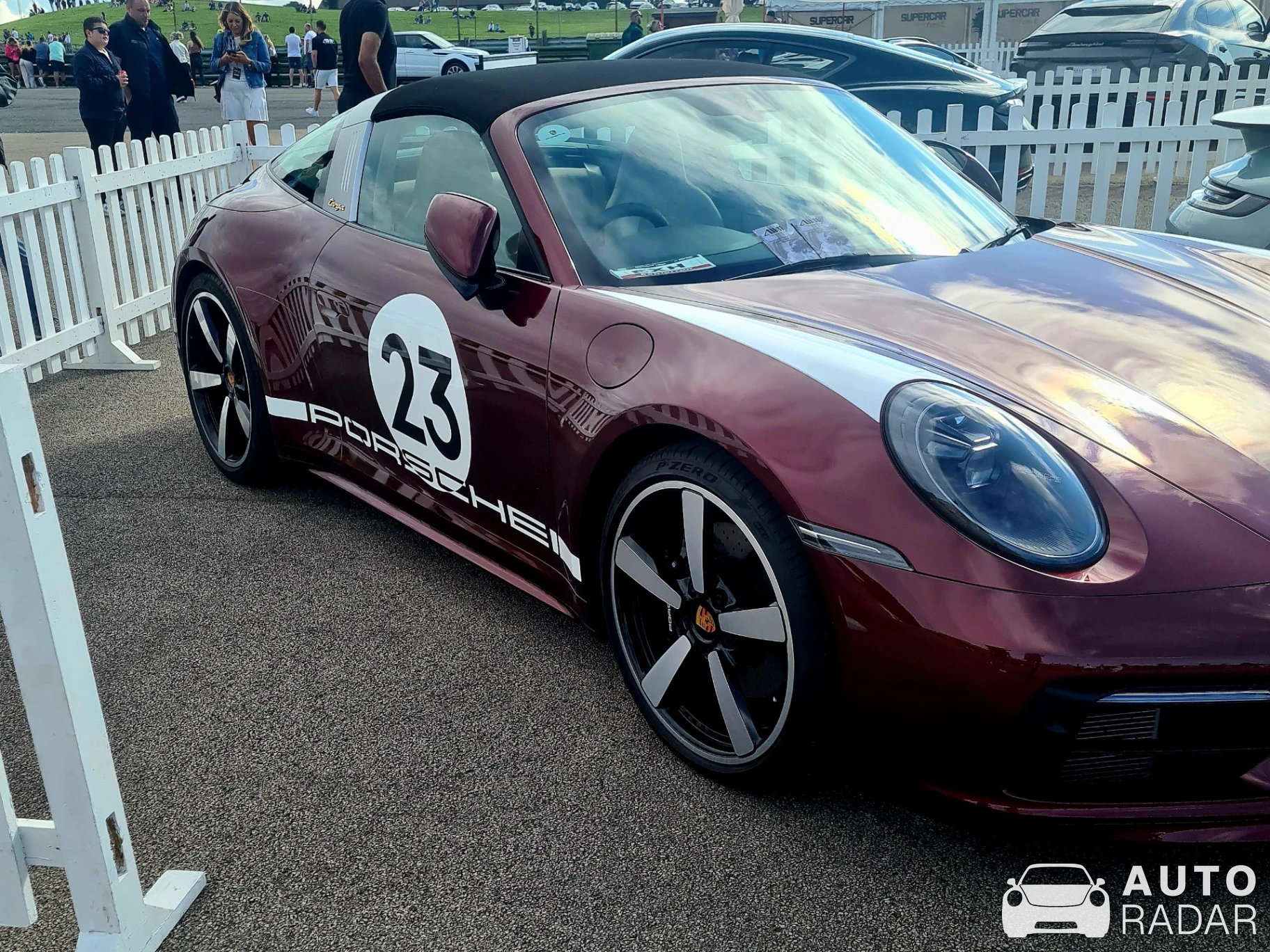 Porsche 992 Targa 4S Heritage Design Edition spotted in Leicestershire, United Kingdom