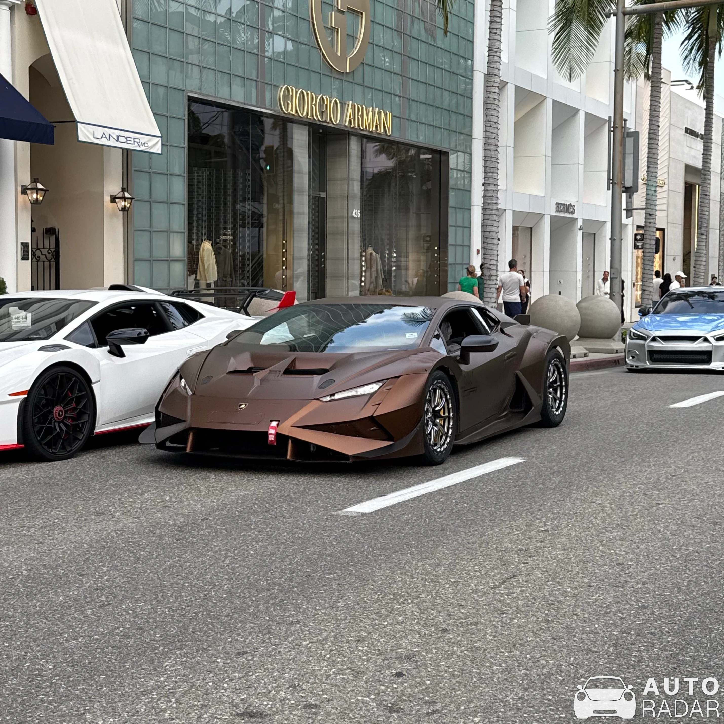 Lamborghini Huracán Super Trofeo EVO2 spotted in Beverly Hills, United States