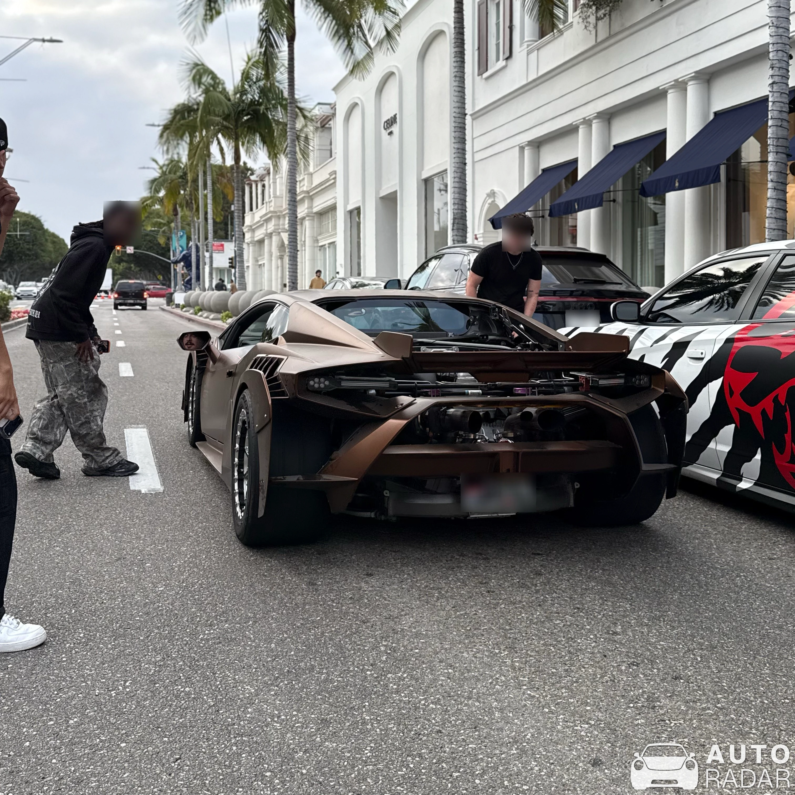 Lamborghini Huracán Super Trofeo EVO2 spotted in Beverly Hills